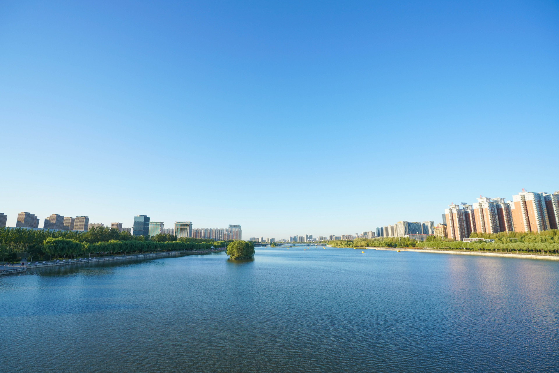 太原汾河景区6月汾河将通航